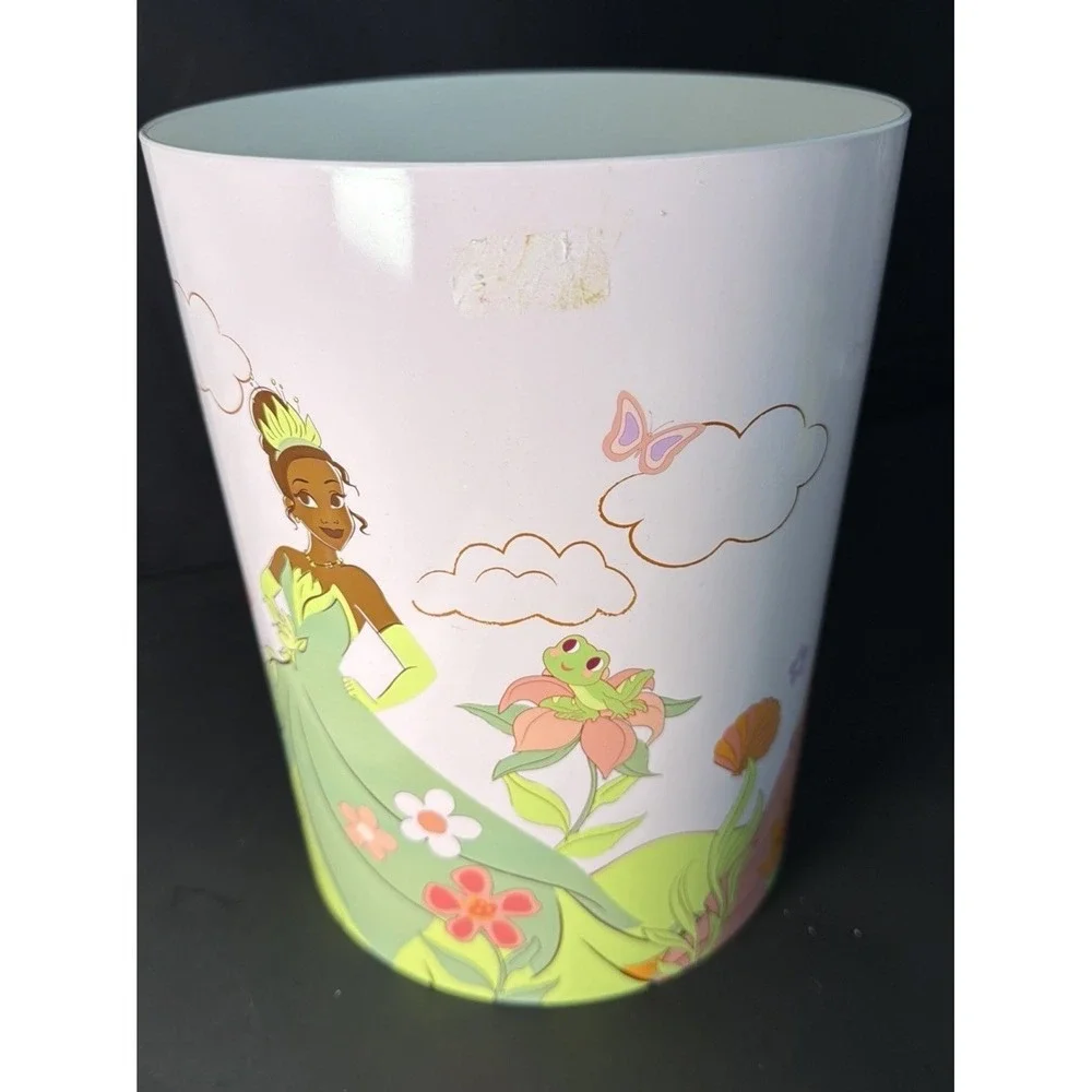 Disney Princess' Solid Plastic Waste Trashcan The Big One Kids New With Tags